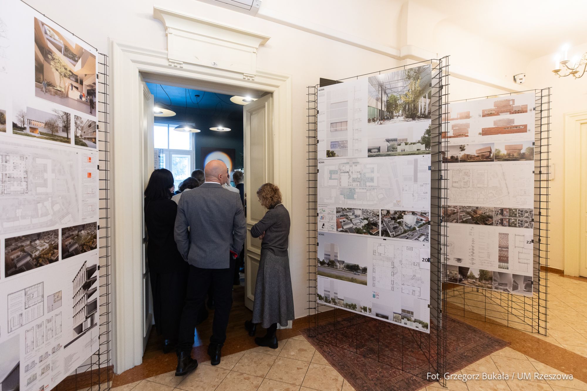 zdjęcie ze spotkania dot. budowy biblioteki wraz z centrum kongresowo-wystawienniczym w Rzeszowie, fot. Grzegorz Bukała